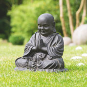 Esttua de Jardim Happy Bouddha - Altura 53 cm
